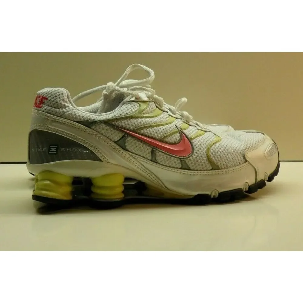 Women's Shox 8.5 Pink and Yellow! Nike Shox Turbo+ VI 6 SZ 8.5 2008